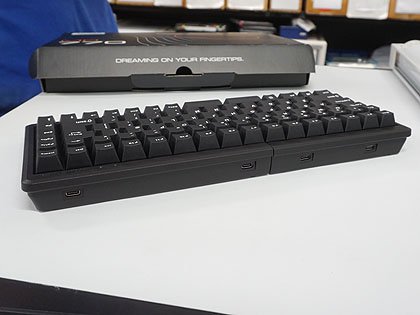 日本語配列の分離キーボード「BAROCCO MD770 JP」が計4種類、CHERRY MX