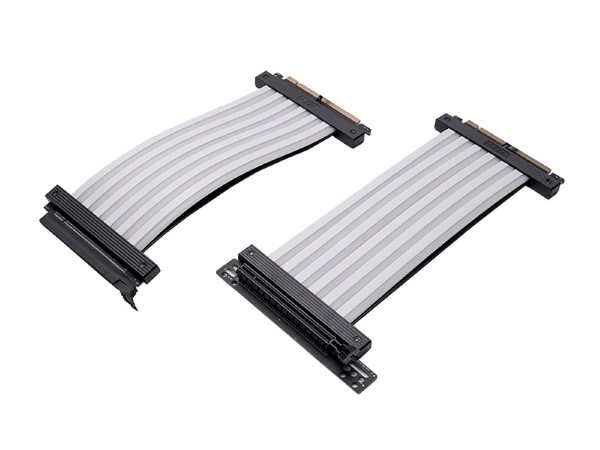 AZZAの光るPCIe x16ライザーケーブルが入荷、ストレートとL字の2種類