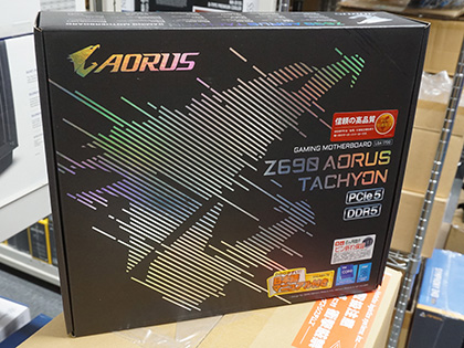 OC特化のAlder Lakeマザー「Z690 AORUS TACHYON」がGIGABYTEから