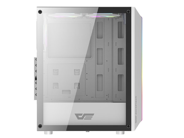 実売5,500円のミドルタワー「darkFlash DK151」、LEDファン×3基搭載