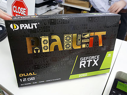 12GBメモリ搭載のGeForce RTX 2060がPalitから登場、価格は64,800円