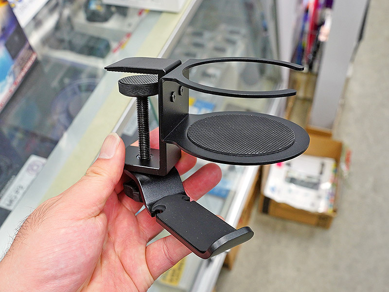 アルミデスクフック&カップホルダー