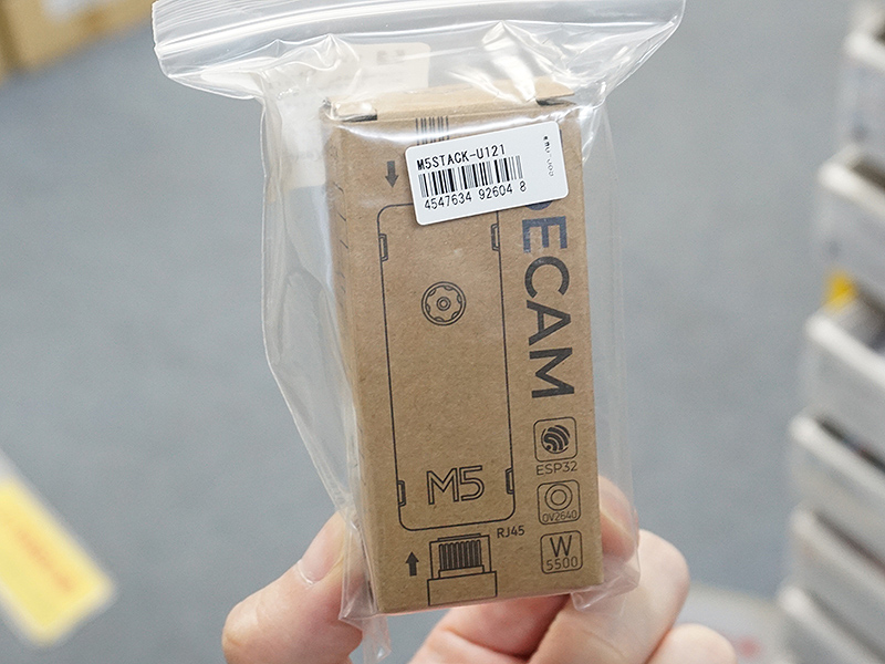 M5Stack PoEカメラ(Wi-Fiなし、OV2640搭載)(M5STACK-U121)