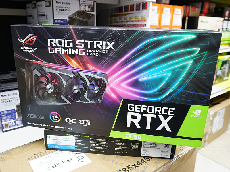 ASUS ROG-STRIX-RTX3050-O8G-GAMING