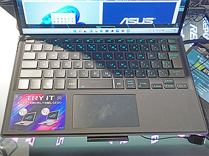 ASUSのゲーミングタブレット「ROG Flow Z13」が発売、第12世代
