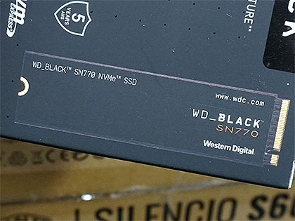 WDの新型NVMe SSD「WD_BLACK SN770」が発売、電力効率が最大20%向上