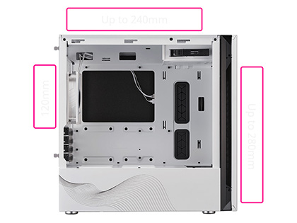 Cooler Master Silencio S400 静音型 PCケース Silencio S400シリーズ | Cooler Master ミニタワー型PCケース