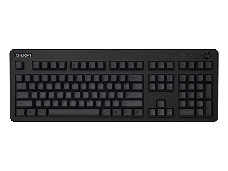 「REALFORCE R3 英語配列 ブラックのフルサイズキーモデル」