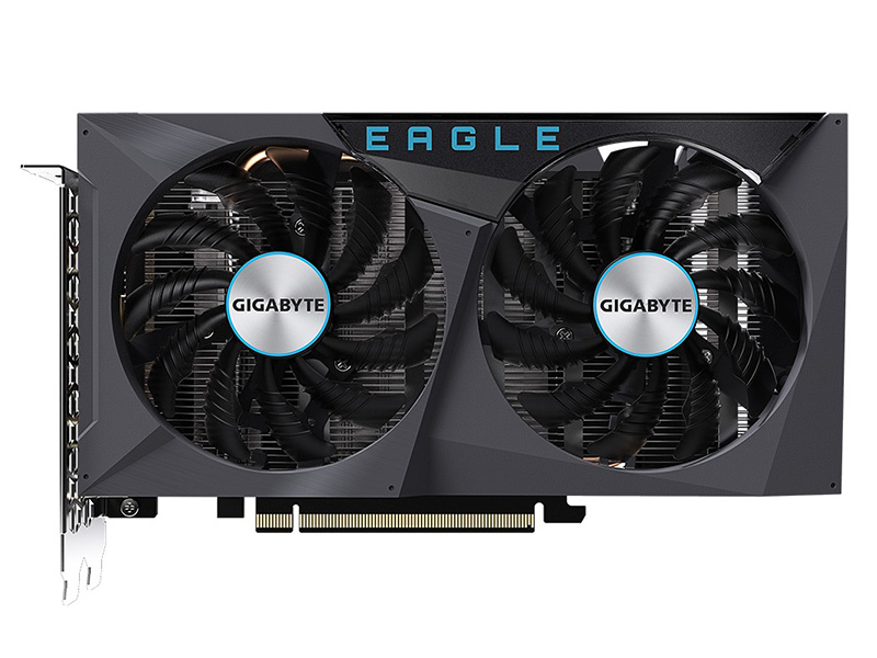 写真はOCモデルの「GeForce RTX 3050 EAGLE OC 8G」