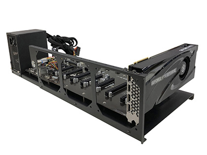 BIOSTARのマイニングマザー向け専用フレームが26日発売、長尾製作所