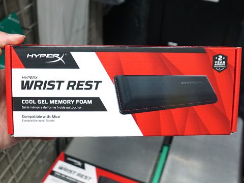 冷感ジェル採用のリストレストがHyperXから、マウス用など3サイズ