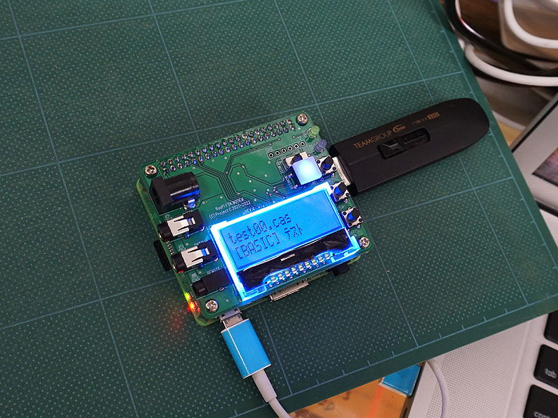 Raspberry Pi用ピーガーMODEM(写真は完成品見本)