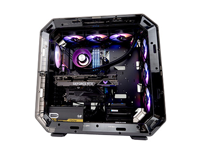 PCケース(自作PC用) IW-CS-AIRFORCE-BLA [Phantom Black] AIRFORCE ｜In Win｜株式会社アユート PCパーツ・VR・オーディオ