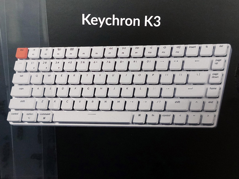 「Keychron K3 ノンバックライト・ワイヤレス・メカニカルキーボード」