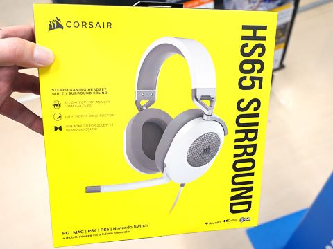 CORSAIRの有線ゲーミングヘッドセット「HS55 STEREO」「HS65 SURROUND