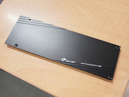 NVIDIA RTX A2000向け本格水冷ブロックがBykskiから、専用バック