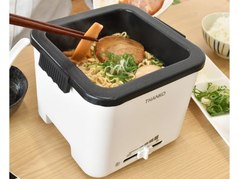 THANKO 　まとめ売り　俺のラーメン鍋 ・炊飯器・カラリ 調理から保温、シメの雑炊まで使えるお一人様家電「俺のラーメン鍋」が