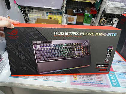 ROG STRIX FLARE II ANIMATE メカニカルキーボード　茶軸 ROG Strix Flare II Gaming Keyboard | PBT Keycaps | Gaming