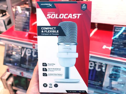 HyperX QuadCast S - USBマイク ホワイト 箱付き QuadCast S – USBコンデンサーゲーミングマイク