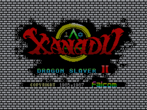 MSX ザナドゥ ザナドゥ for MSX (C)1987 日本ファルコム