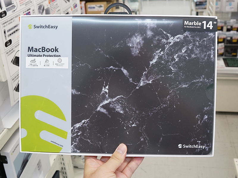 「MacBook Ultimate Protection Marble for MacBook Pro 14（SE_PC4CSPCML_BK）」