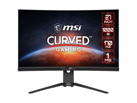 MSIのゲーミングモニターが計5製品、最大170Hz駆動の湾曲パネル