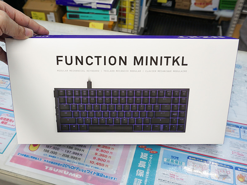 テンキーレスより小型の「Function Minitkl」
