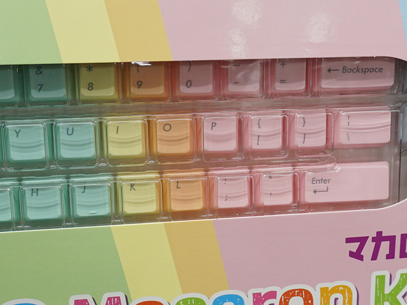 英語配列の上面印字モデル