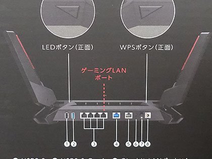 ASUSのゲーム向けWi-Fi 6ルーター「ROG Rapture GT-AX6000」が登場