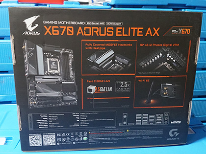 GIGABYTEのRyzen 7000向けマザー「X670 AORUS ELITE AX」が発売