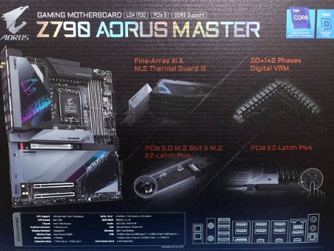 GIGABYTEのハイエンドマザー「Z790 AORUS MASTER」が11日に発売、10GbE