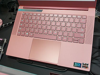 14型ゲーミングノート「Razer Blade 14」に新色ピンク、Ryzen 9