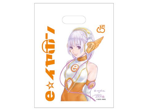 e☆イヤホンで桂正和氏描きおろしイラスト入りビニール製ショップ