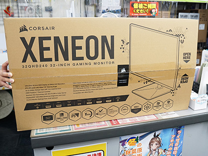 WQHD/240Hz対応の32型ゲーミングモニター「CORSAIR XENEON 32QHD240