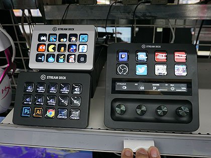 ダイヤルやLCDキーを備えたコントローラ「Elgato Stream Deck +」が