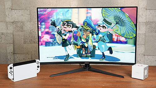 Switchとも良相性な31.5型湾曲ゲーミングモニター「MSI G323CV
