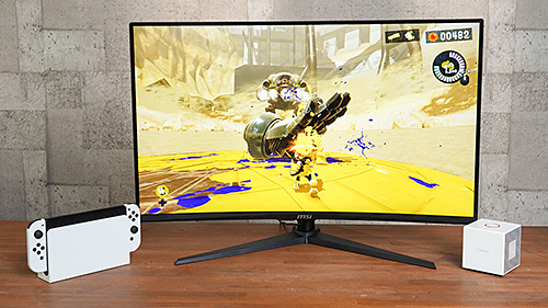 Switchとも良相性な31.5型湾曲ゲーミングモニター「MSI G323CV
