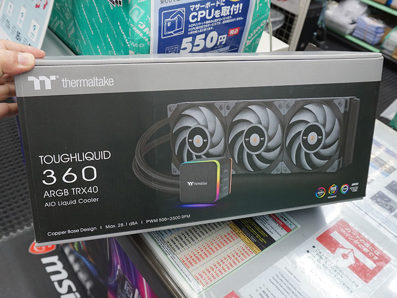 「TOUGHLIQUID 360 ARGB TRX40 Edition（CL-W336-PL12GM-A）」