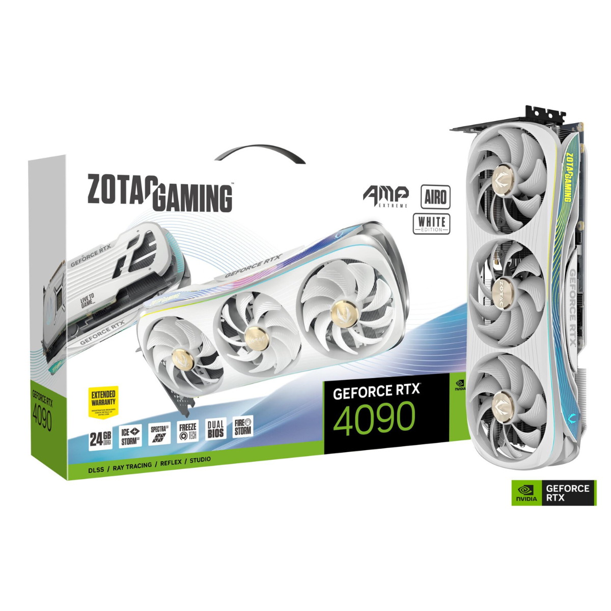 ZOTAC GAMING GeForce RTX 4090 AMP Extreme AIRO White Edition