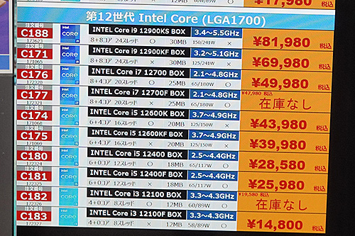 最大6GHzの「Core i9-13900KS」とTDP 65W版「Ryzen 7000」が発売