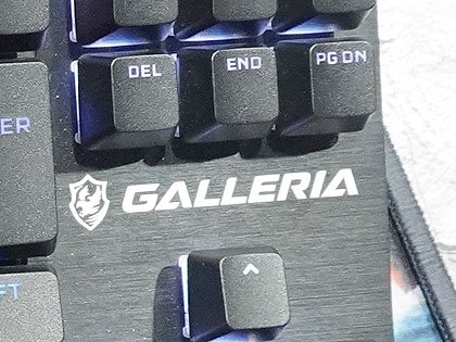 GALLERIAロゴ入りのCORSAIR製ゲーミングデバイスが店頭入荷