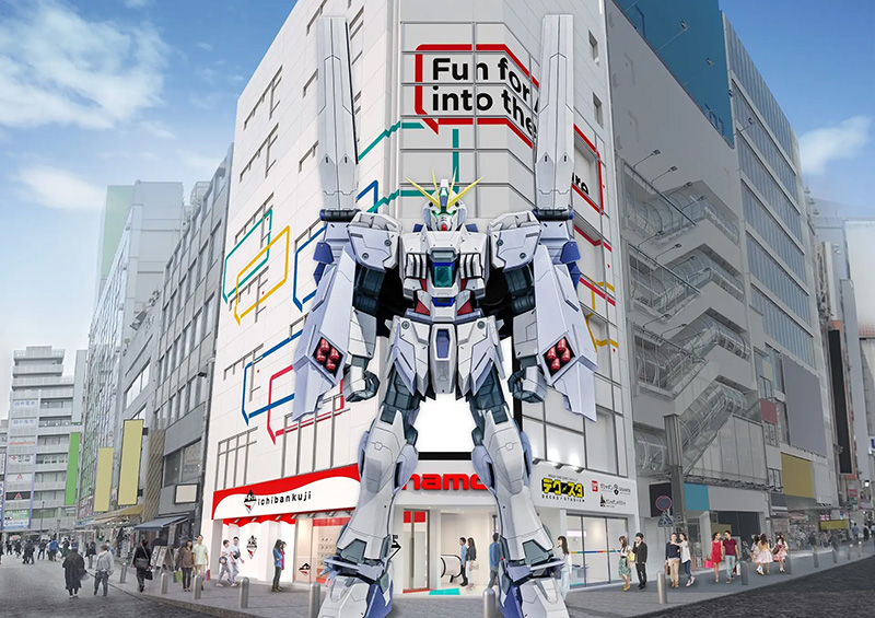 ナラティブガンダム B装備のARコンテンツイメージ