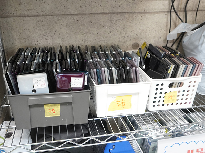 在庫は各種2,30台ほど