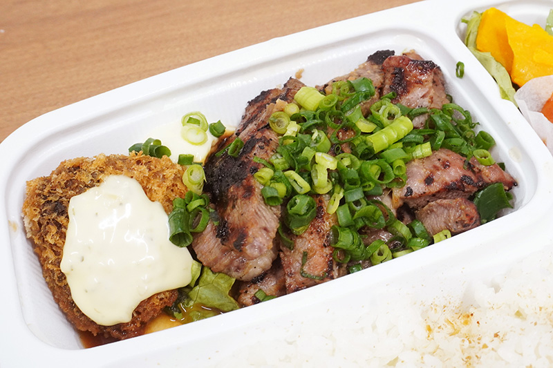 メインの豚肩ロース噌漬けと揚げ物