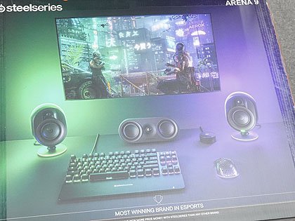 SteelSeriesのゲーム向けスピーカー「Arena」が発売、「Arena 9」はUSB