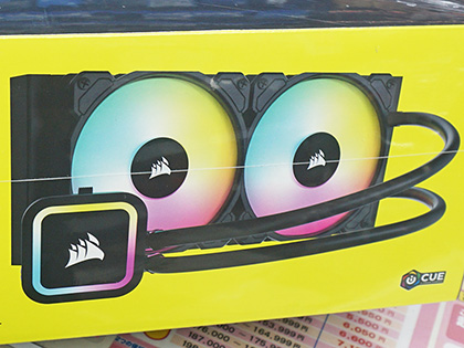 CORSAIRの簡易水冷クーラー「H100x RGB ELITE」が入荷、16個のARGB LED