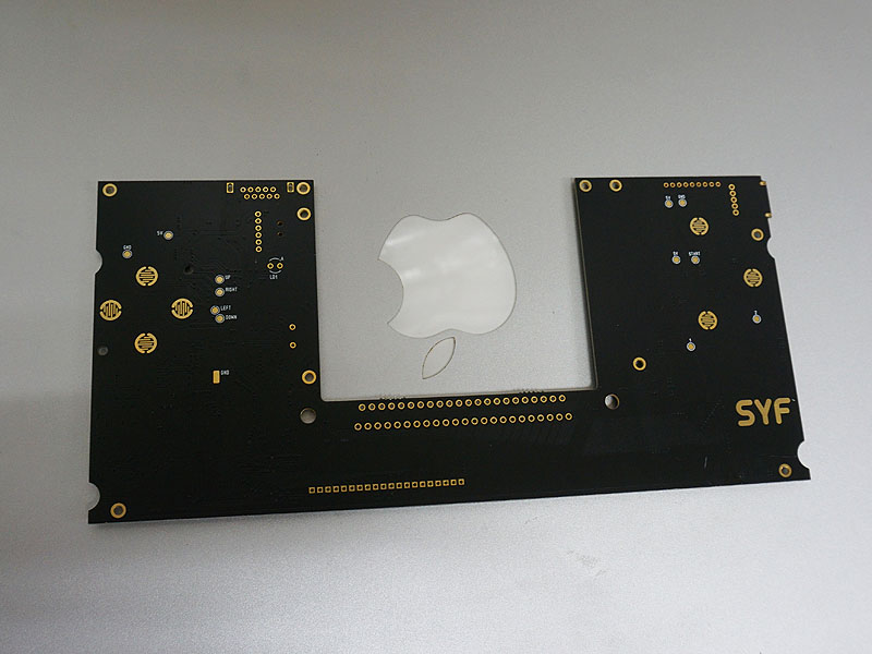 メインボード表面(ボタン設置側)