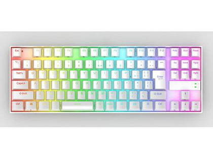 REDRAGONの安価なテンキーレス日本語キーボードに白色モデル、キー