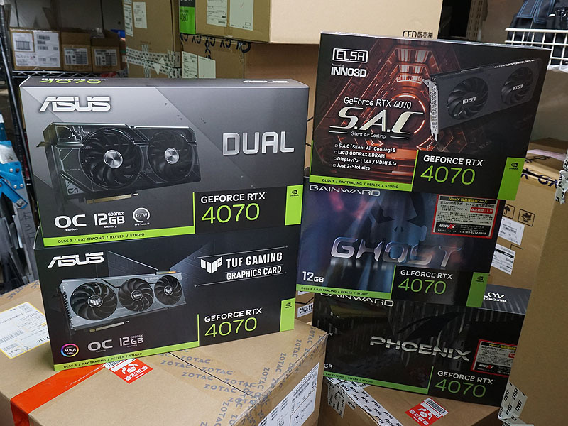 ASUS、ELSA、GAINWARD製品