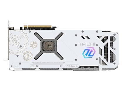 白い3連ファンクーラー搭載の「RX 7900 XTX Taichi White 24GB